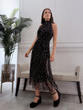 Vestido Thul Lunares Negro