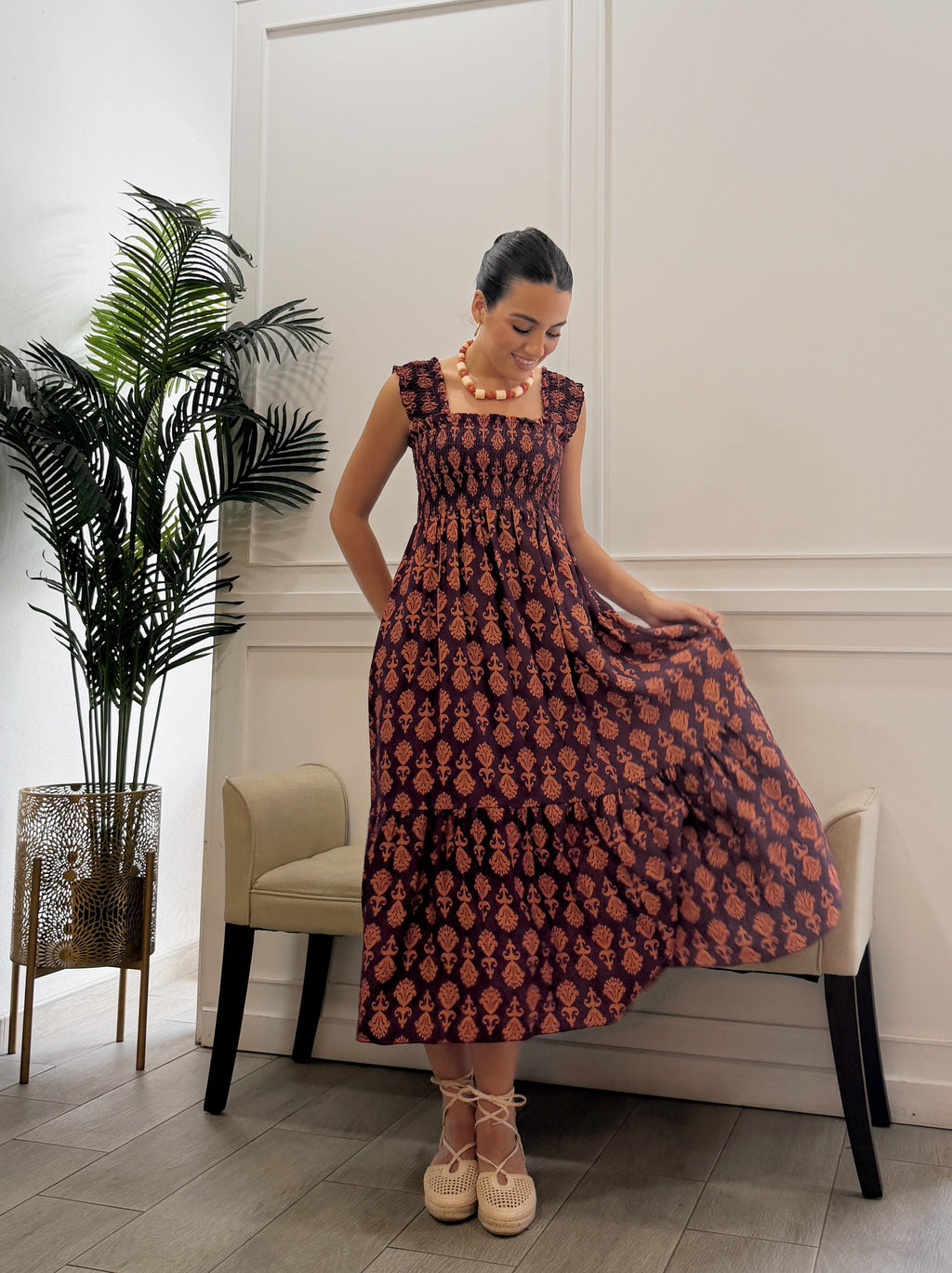 Vestido Lola Burdeos