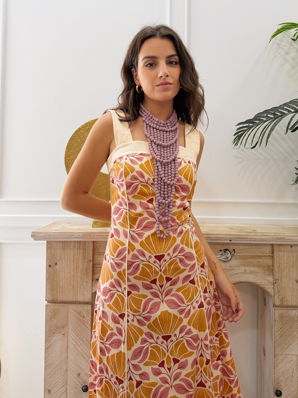 Vestido Alma Beige