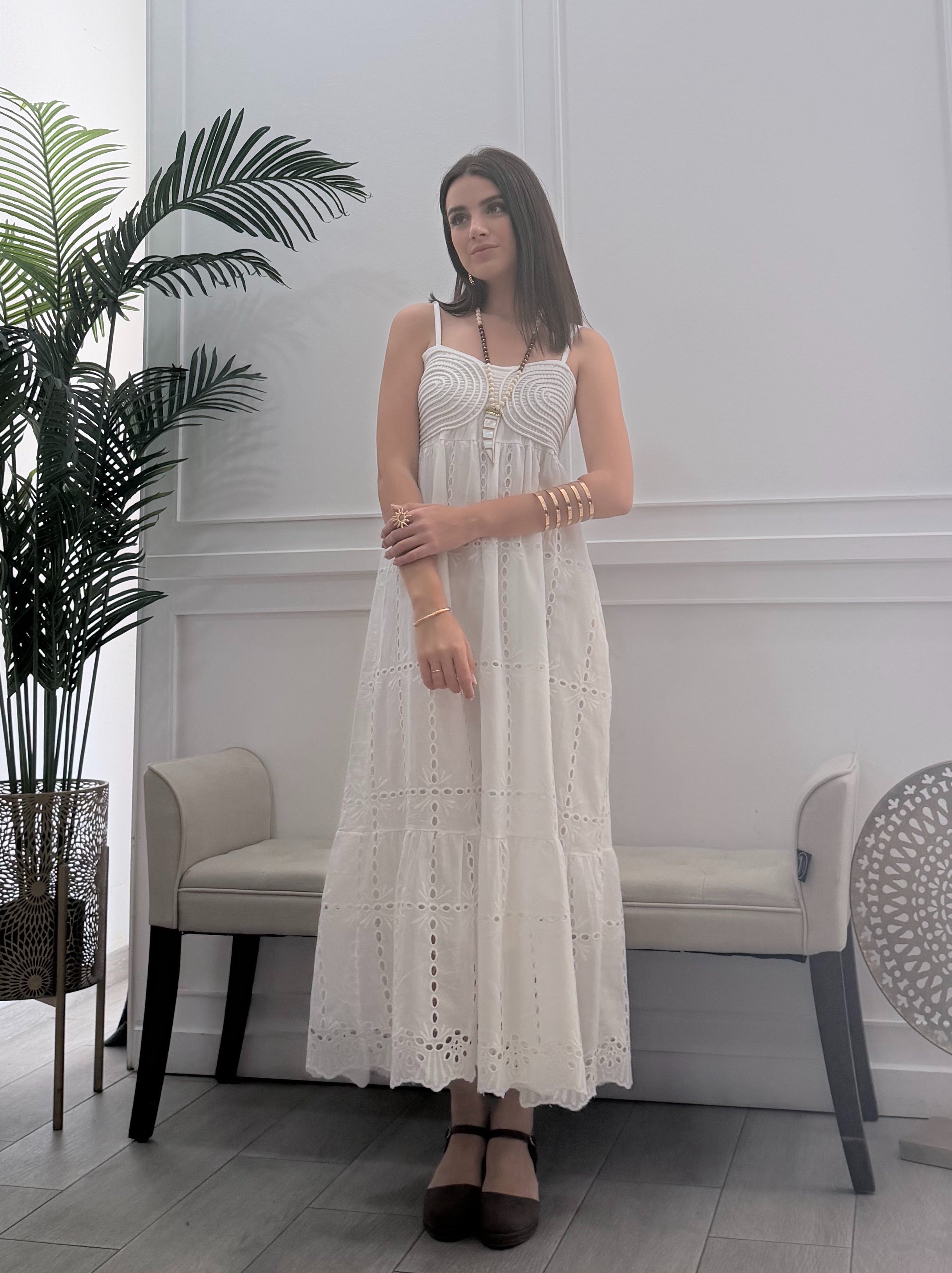 Vestido Paula Blanco