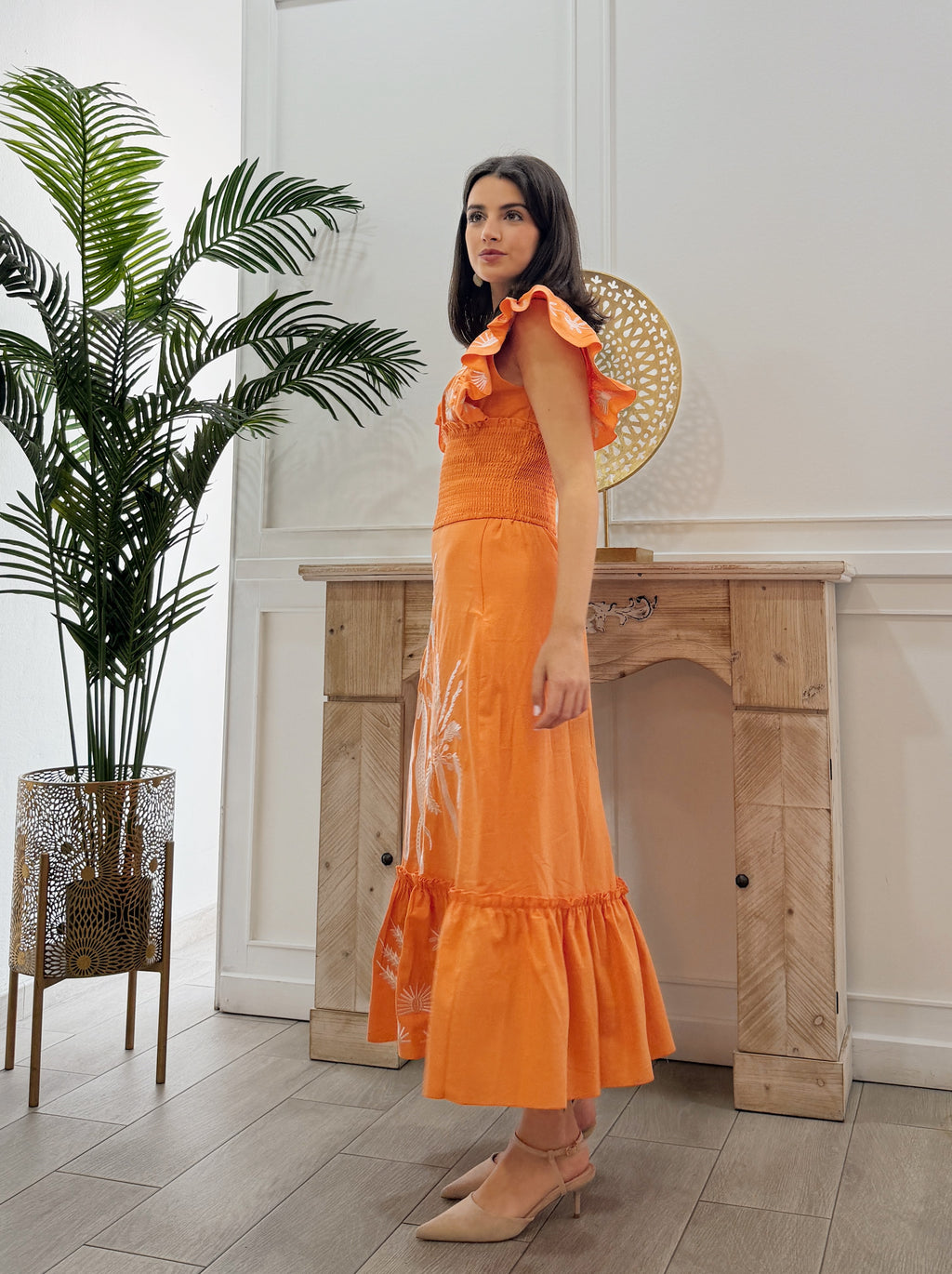Conjunto Africa Naranja