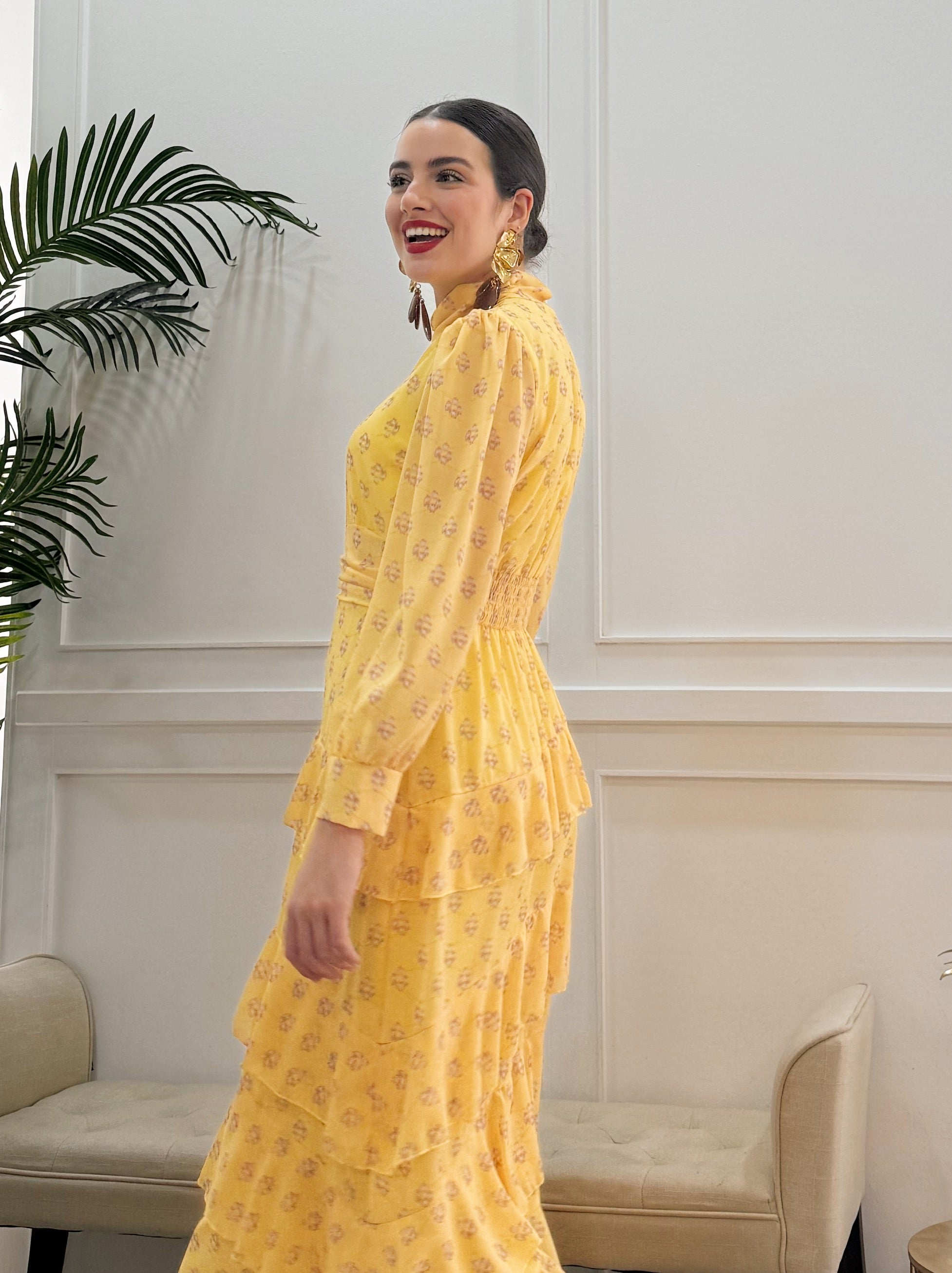 Vestido Paula Amarillo