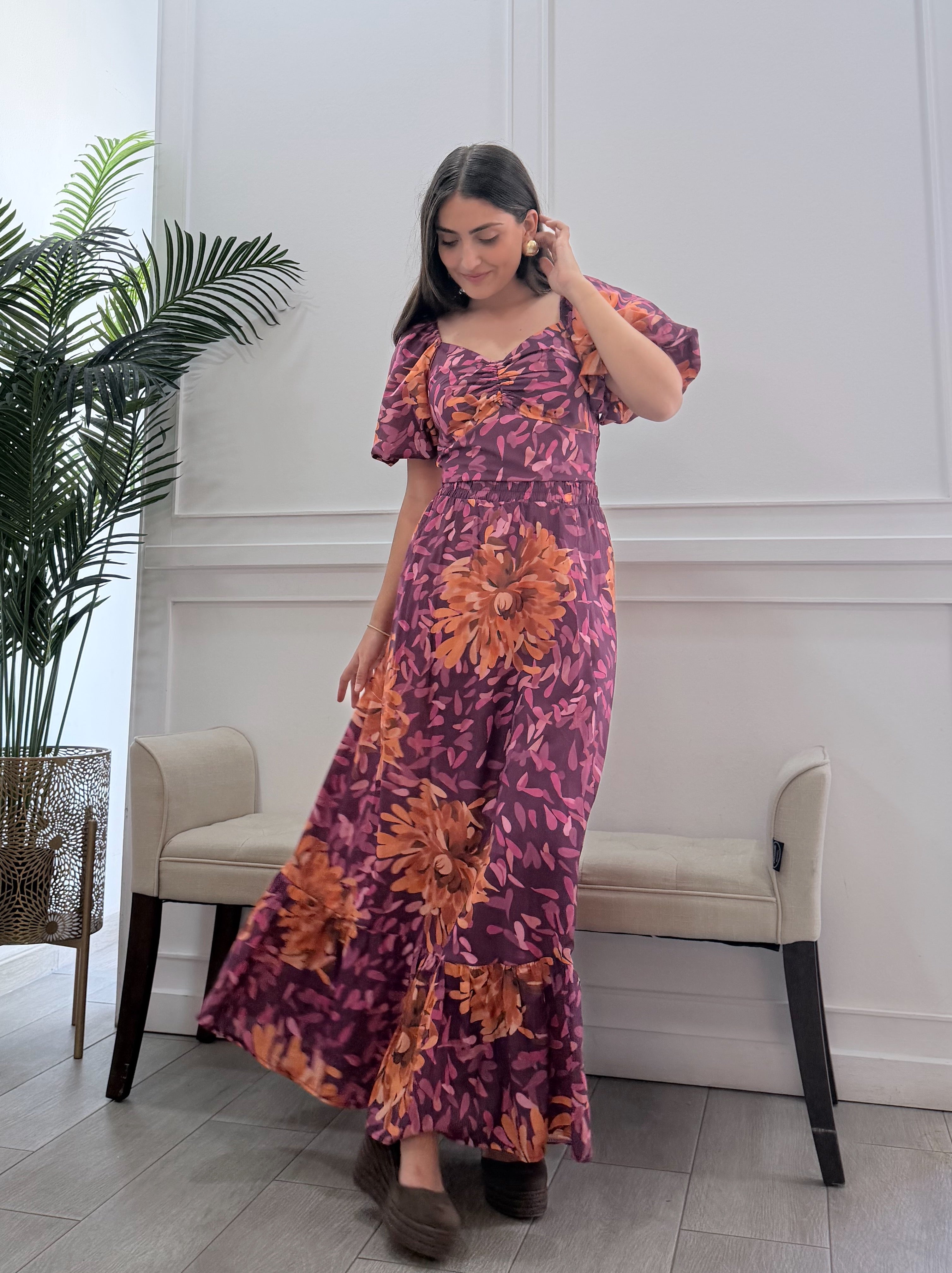 Conjunto Alba Estampado Buganvilla