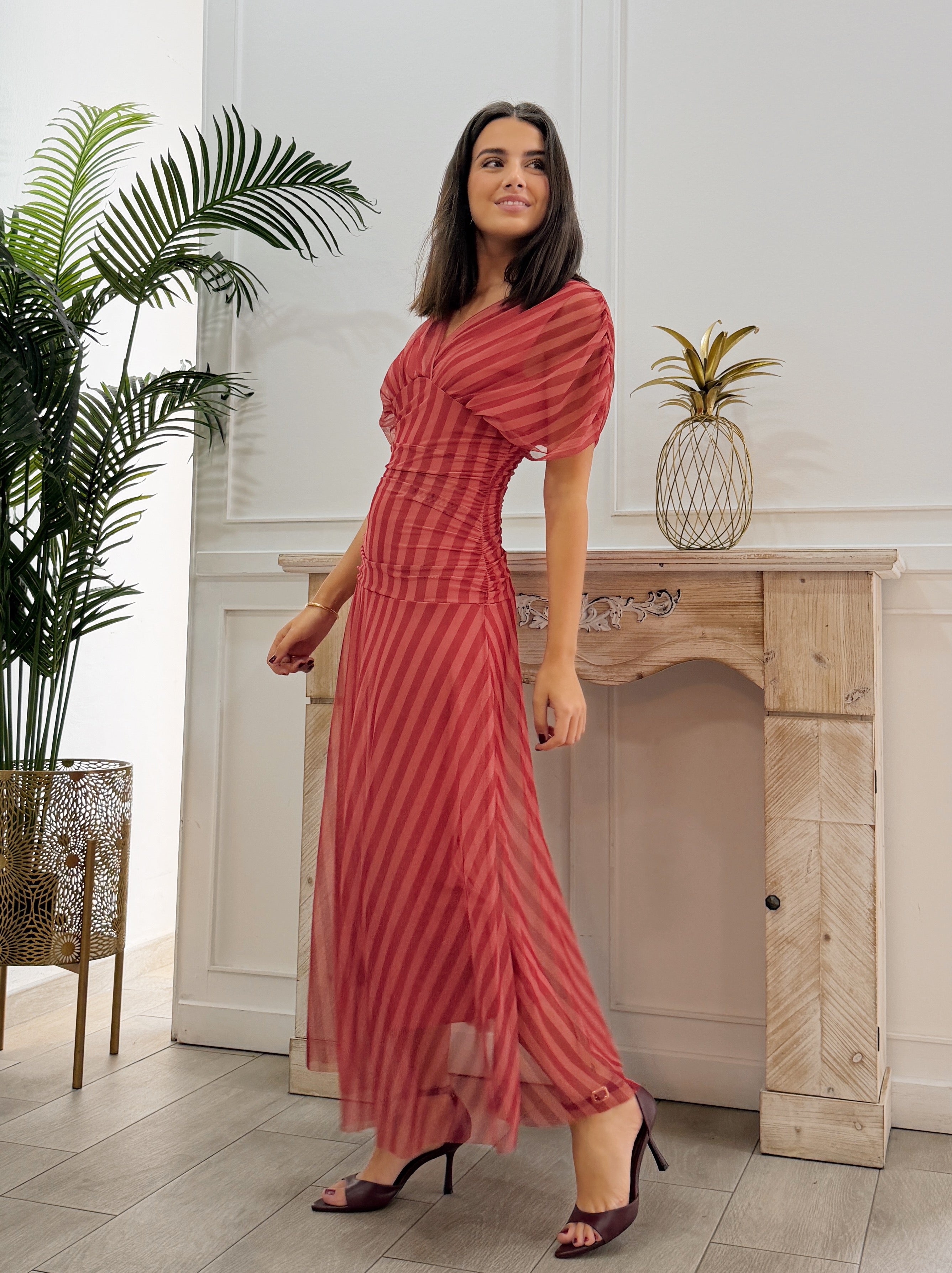 Vestido Noemí Rallas Rosado