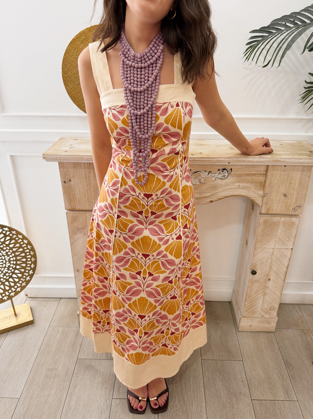 Vestido Alma Beige