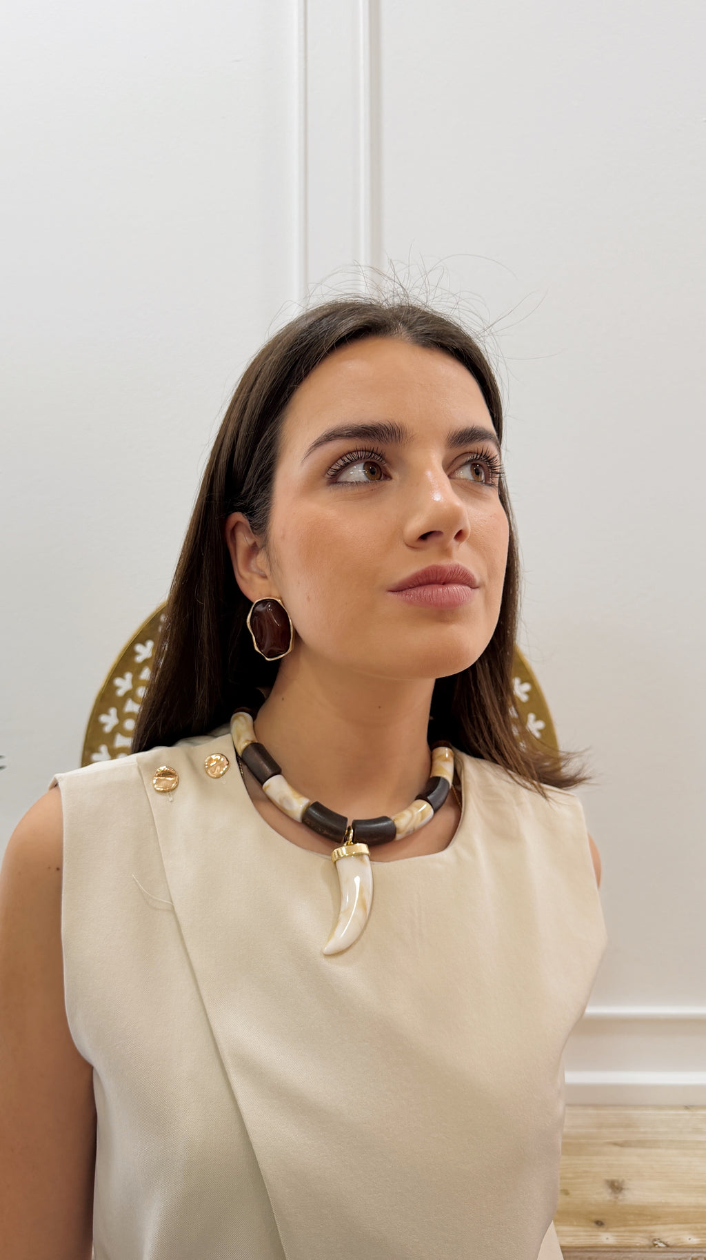 Collar Colmillo Bicolor