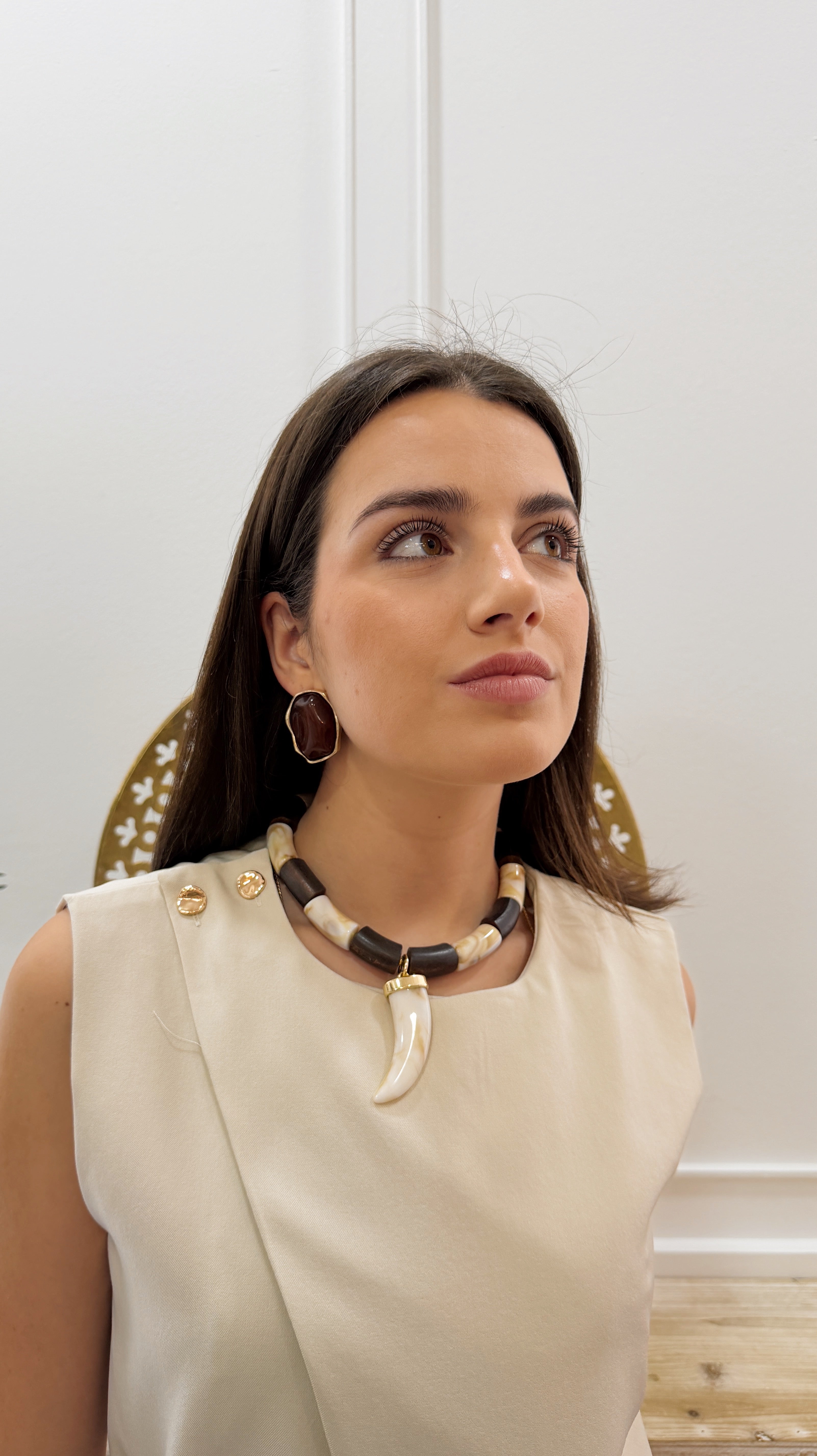 Collar Colmillo Bicolor