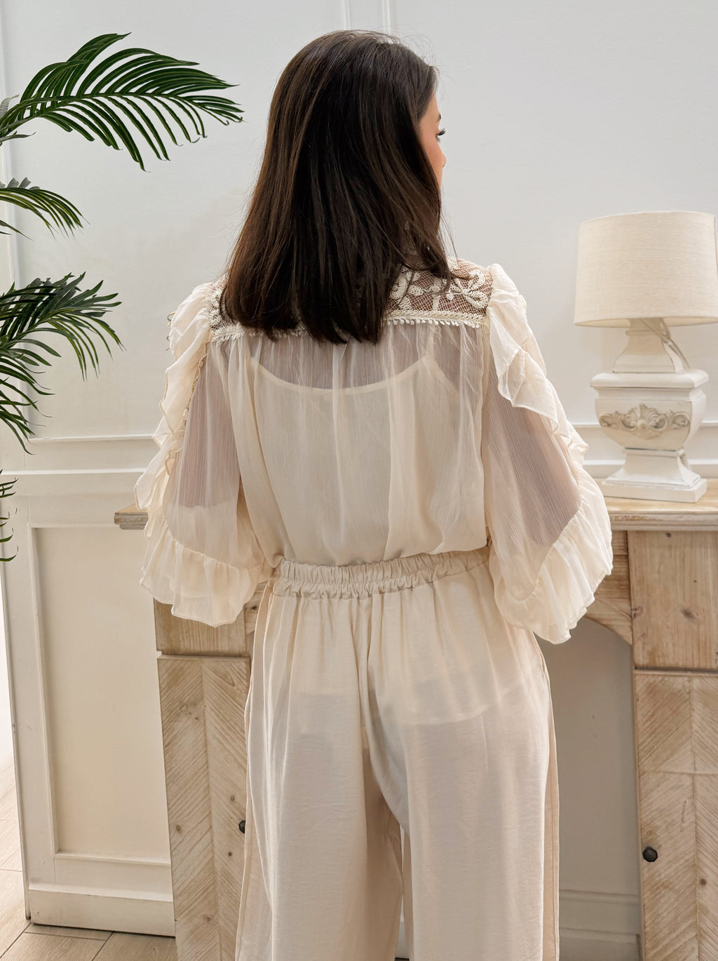 Camisa Carlota Beige