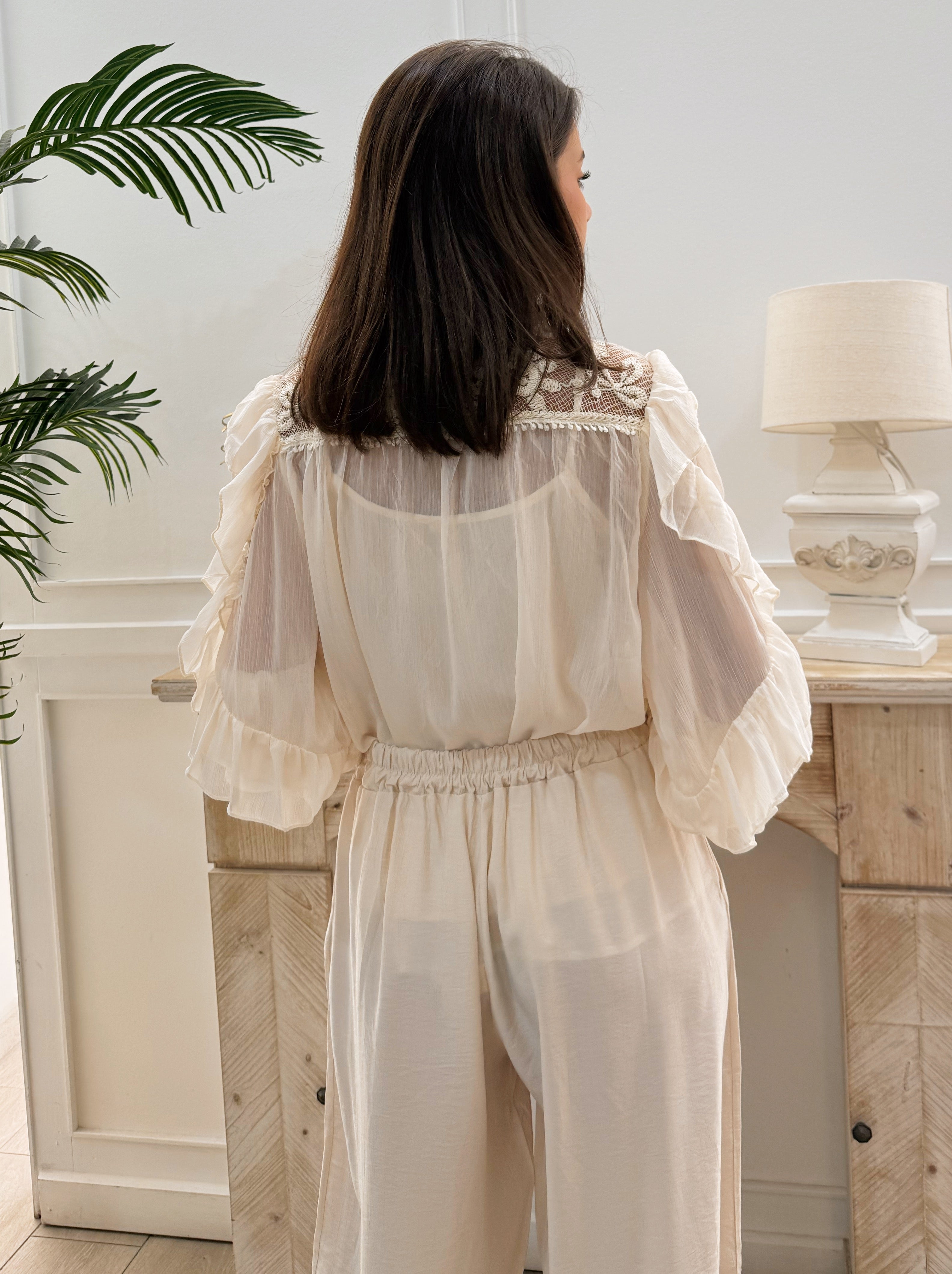 Camisa Carlota Beige