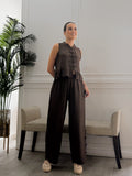 Conjunto Naomi Marrón