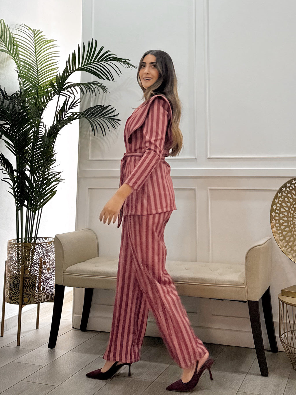 Conjunto Nicole Rosa