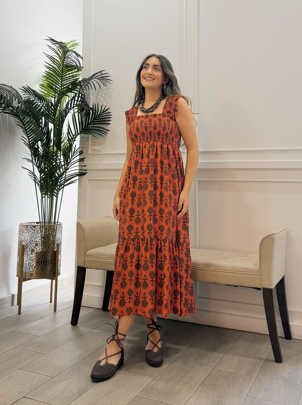 Vestido Lola Naranja