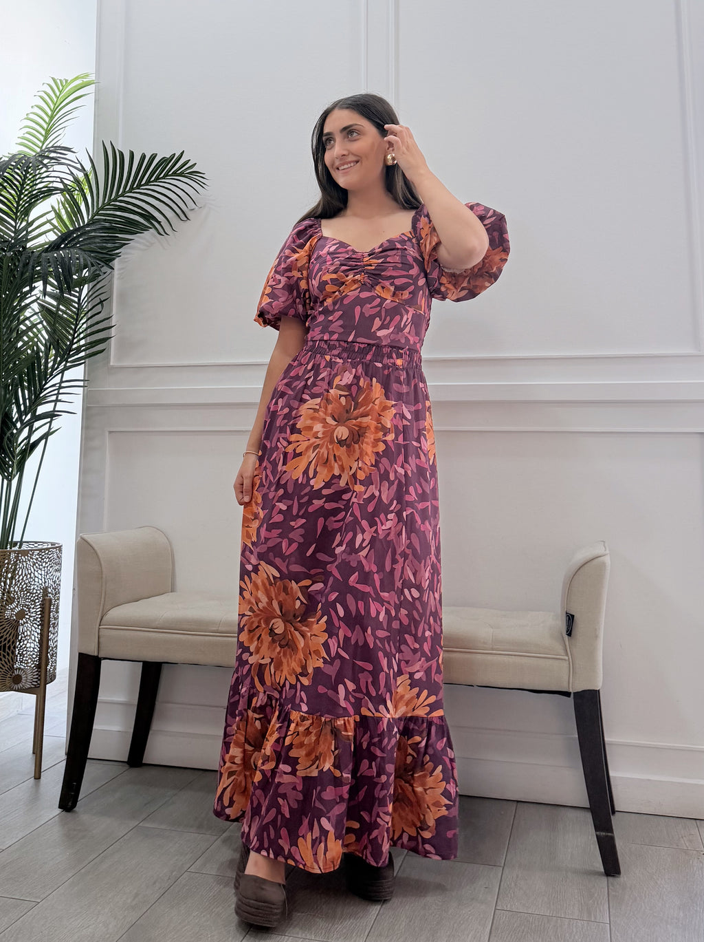 Conjunto Alba Estampado Buganvilla