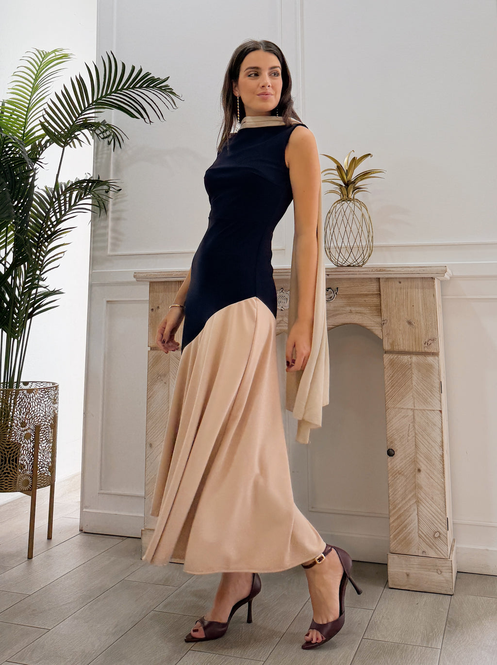 Vestido Triana Marino