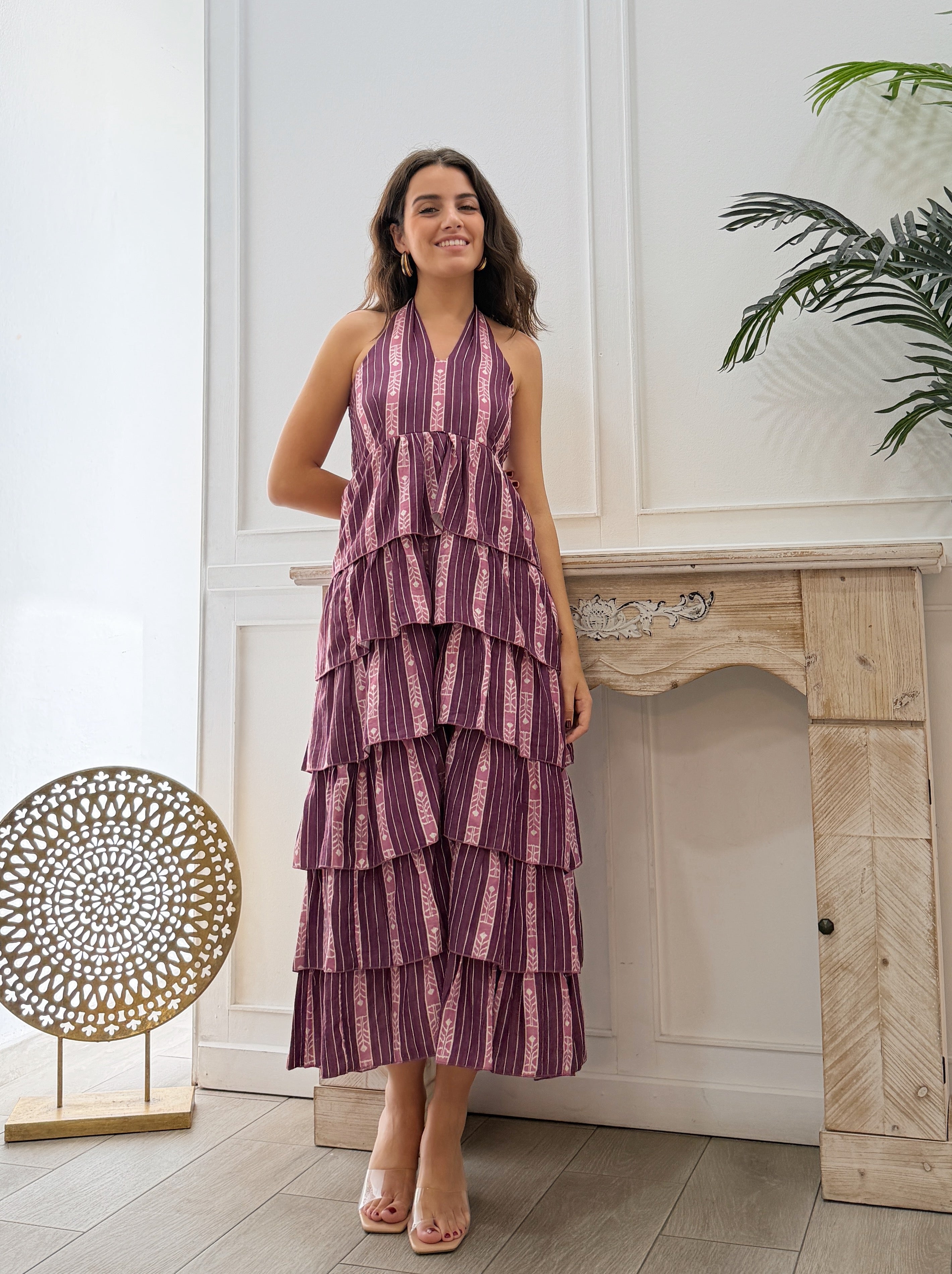 Vestido Isabela Rosa