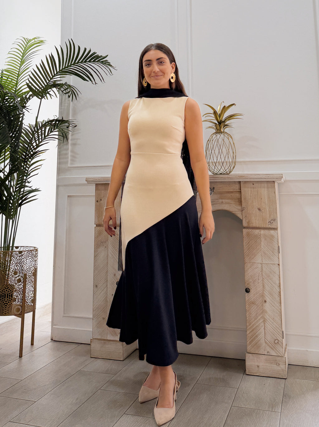 Vestido Triana Beig