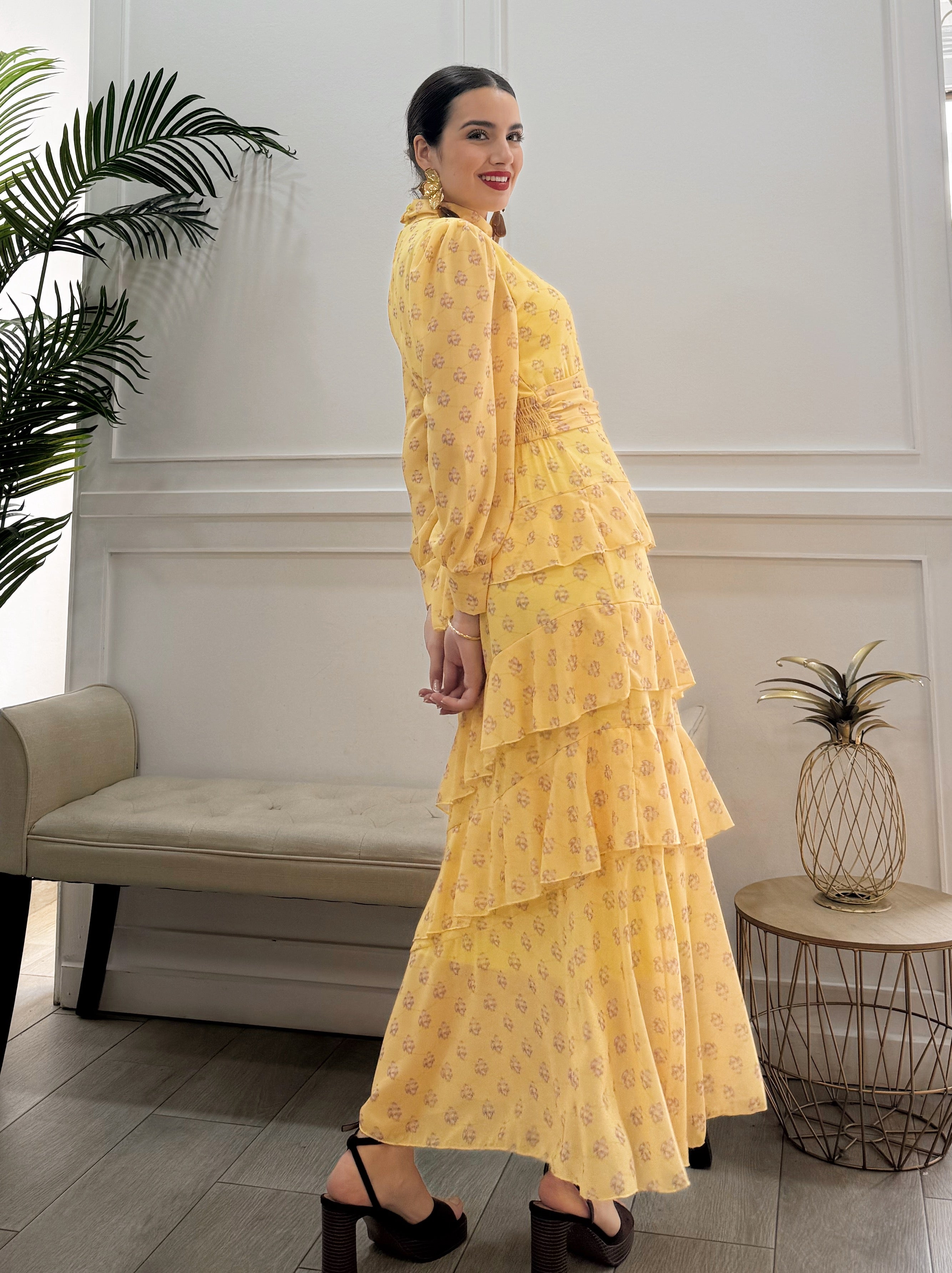 Vestido Paula Amarillo