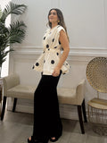 Blusa Lunares Beig
