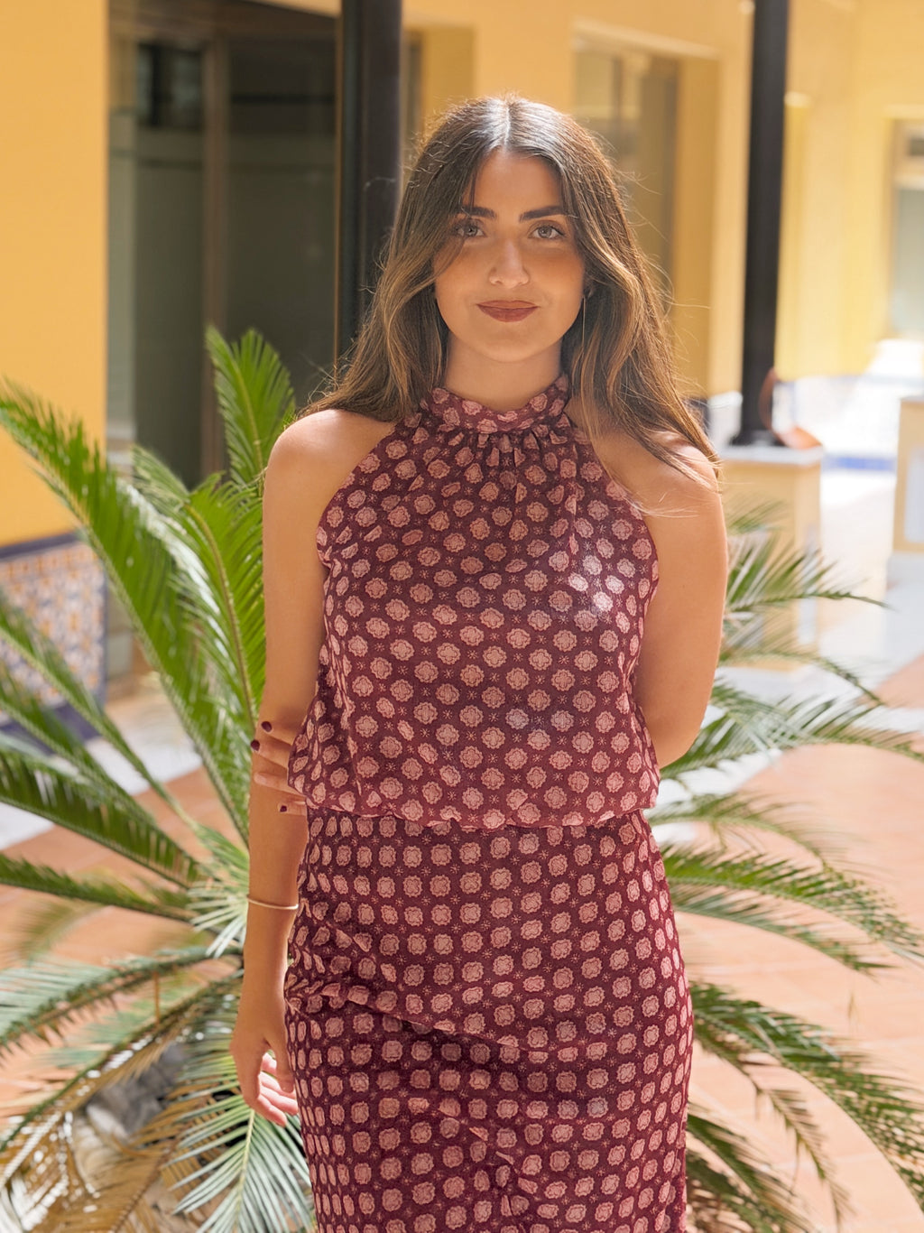 Conjunto Martina Burdeos