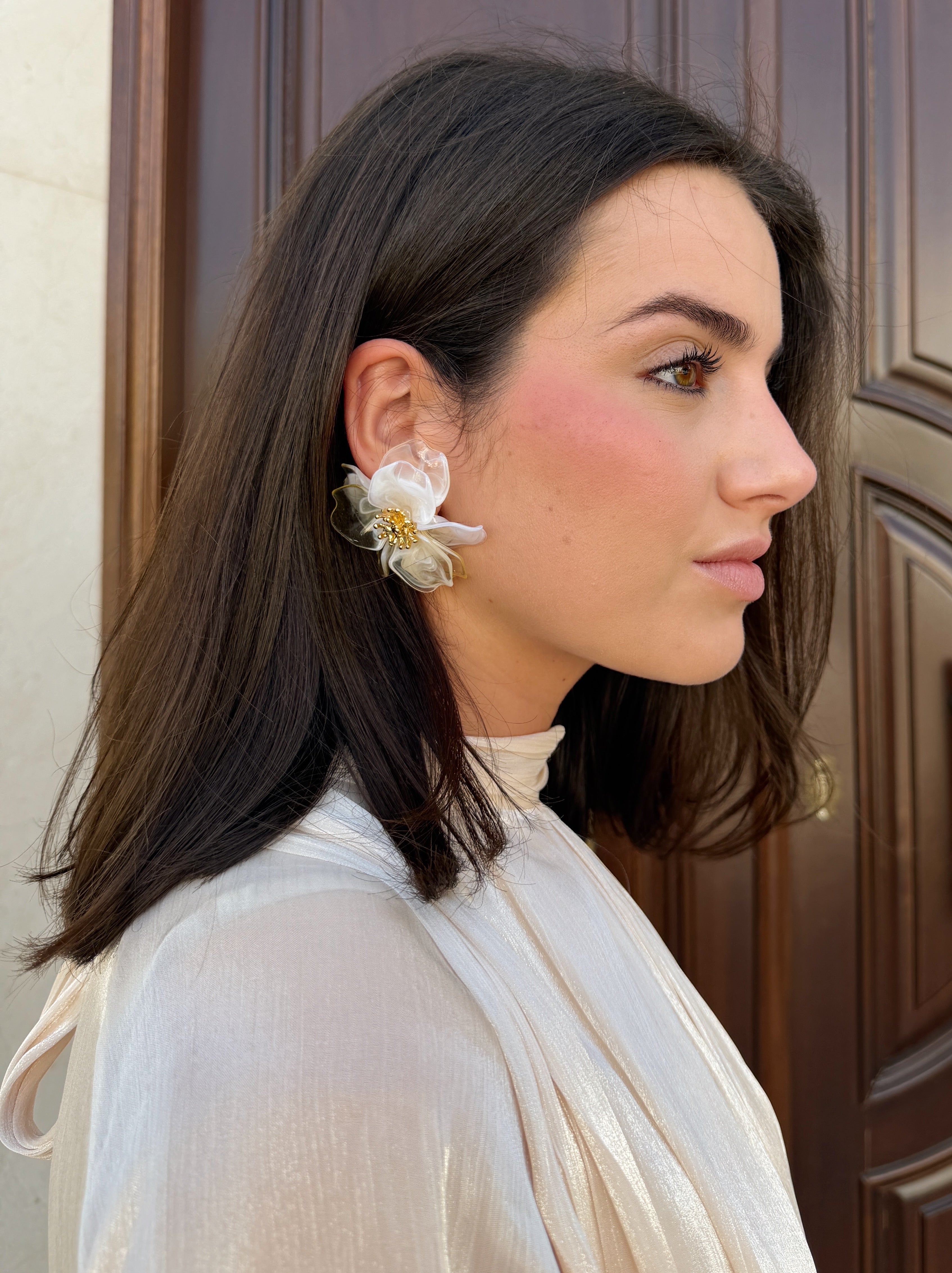 Pendientes Naca Flor
