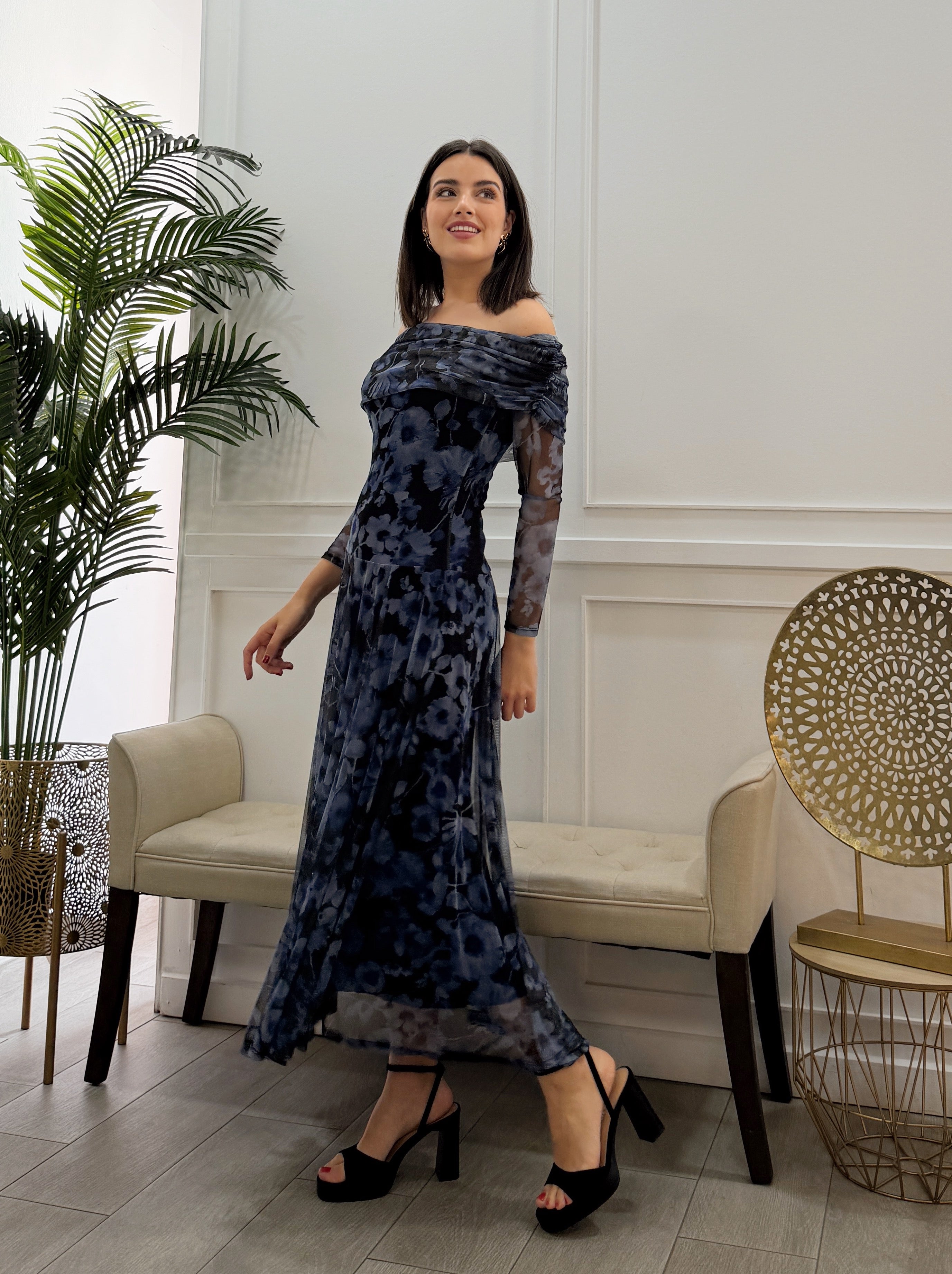 Vestido Julieta Azul