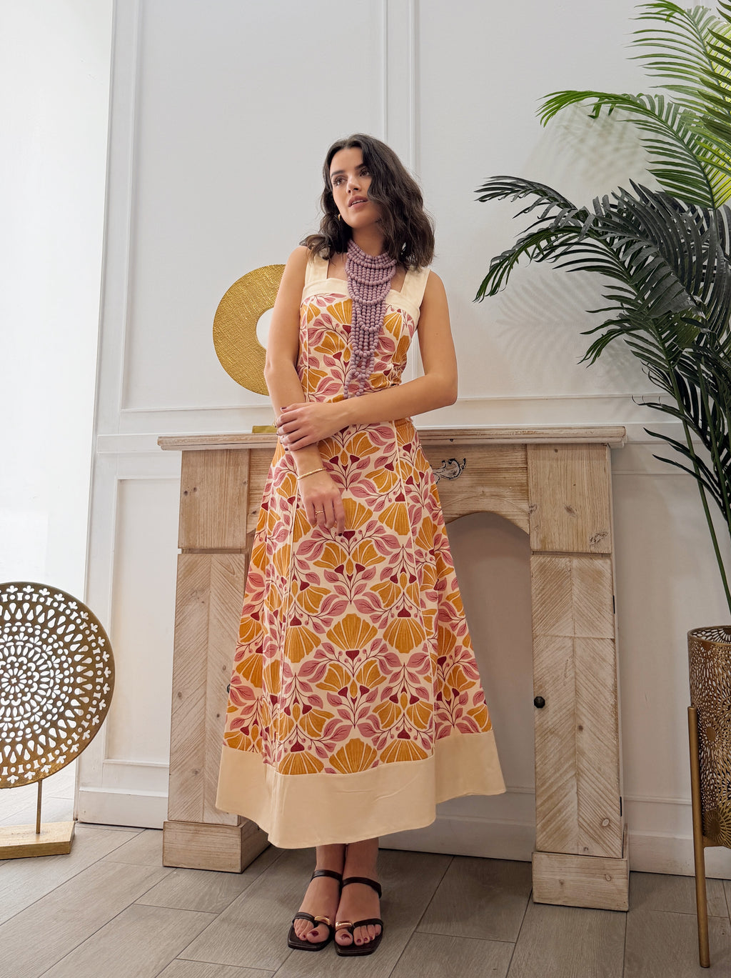 Vestido Alma Beige