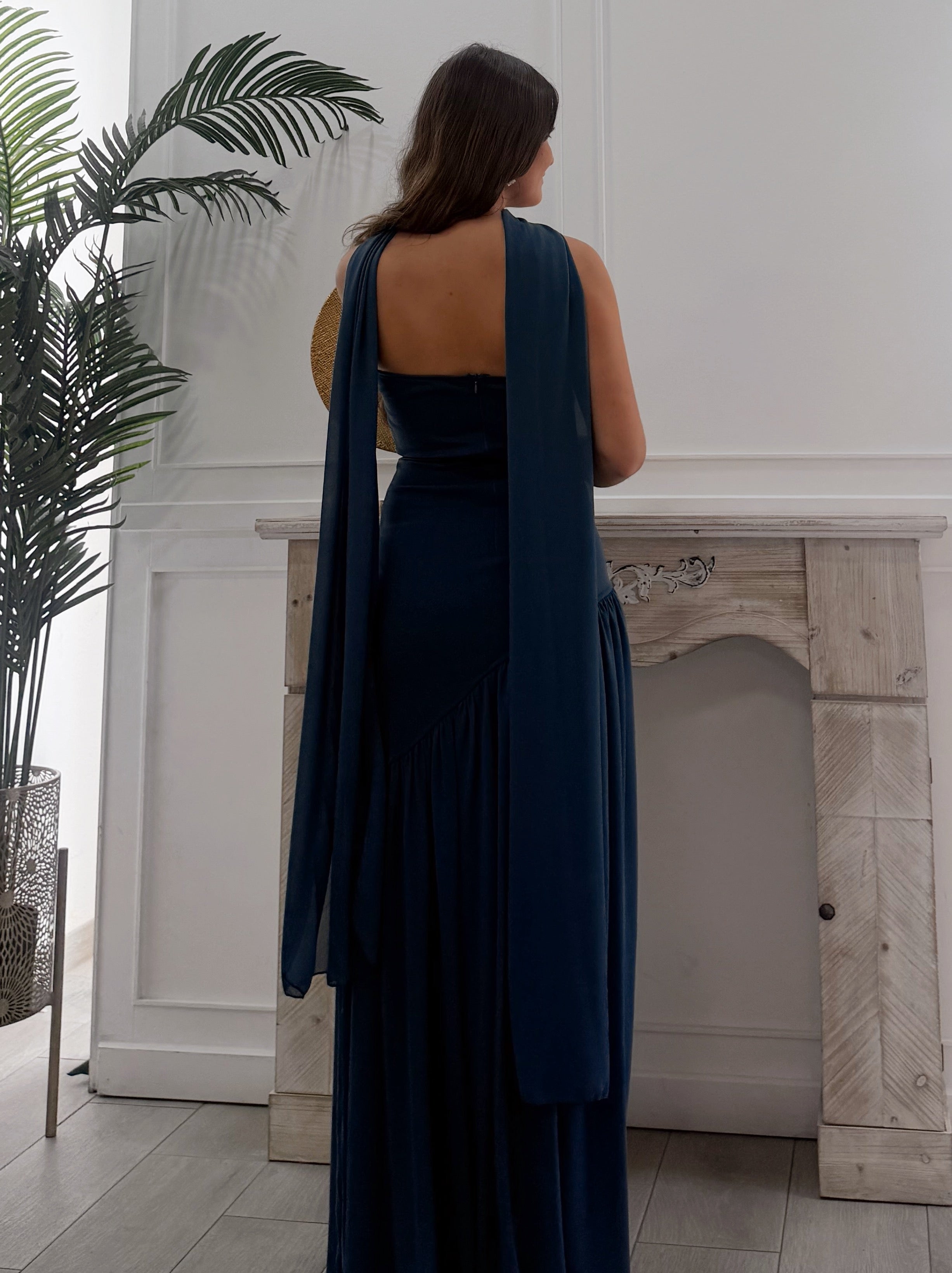 Vestido Valentina Aguamarina