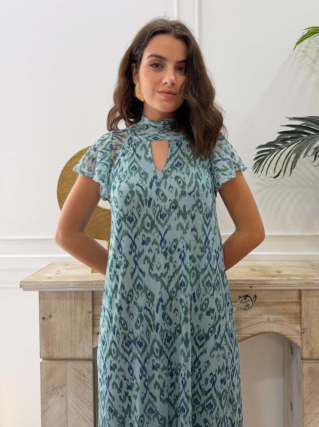 Vestido Olga Turquesa