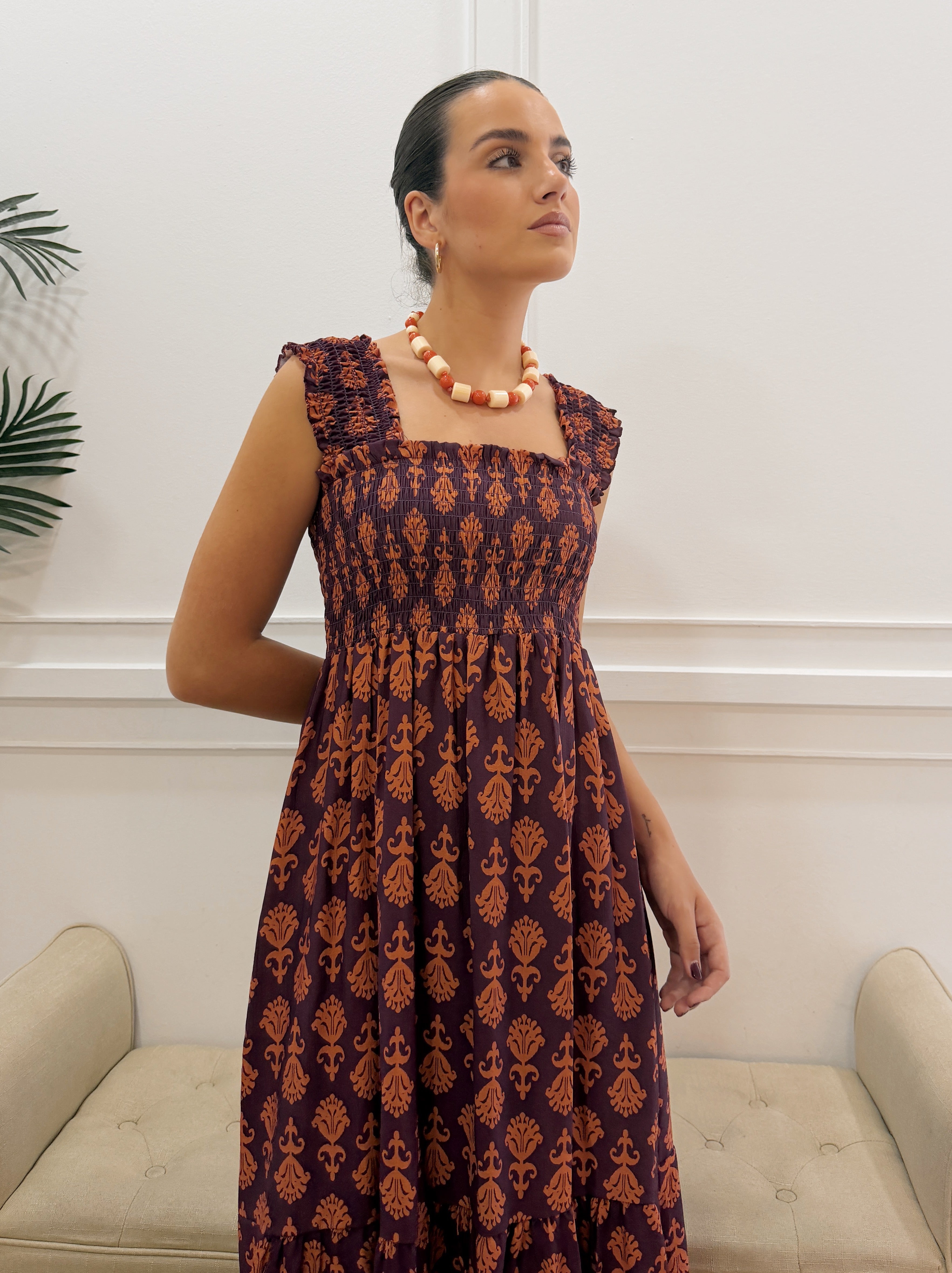 Vestido Lola Burdeos
