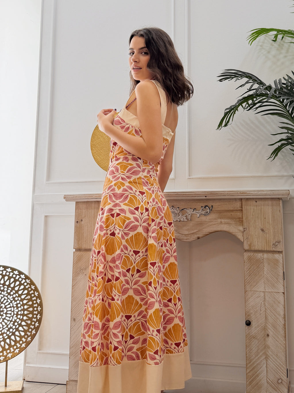 Vestido Alma Beige