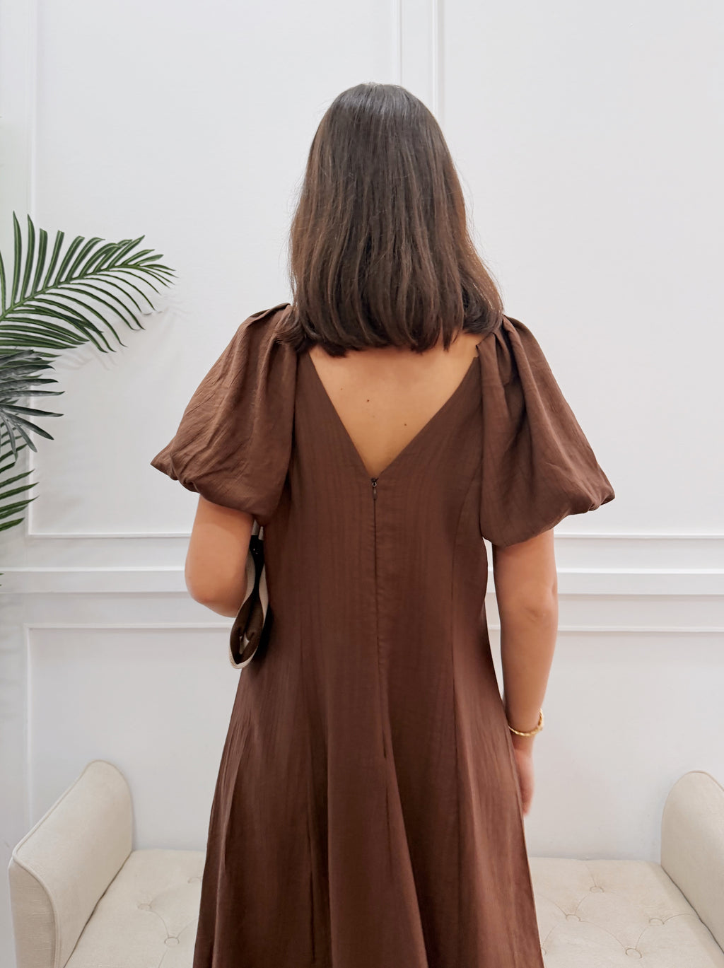 Vestido Irene Marrón