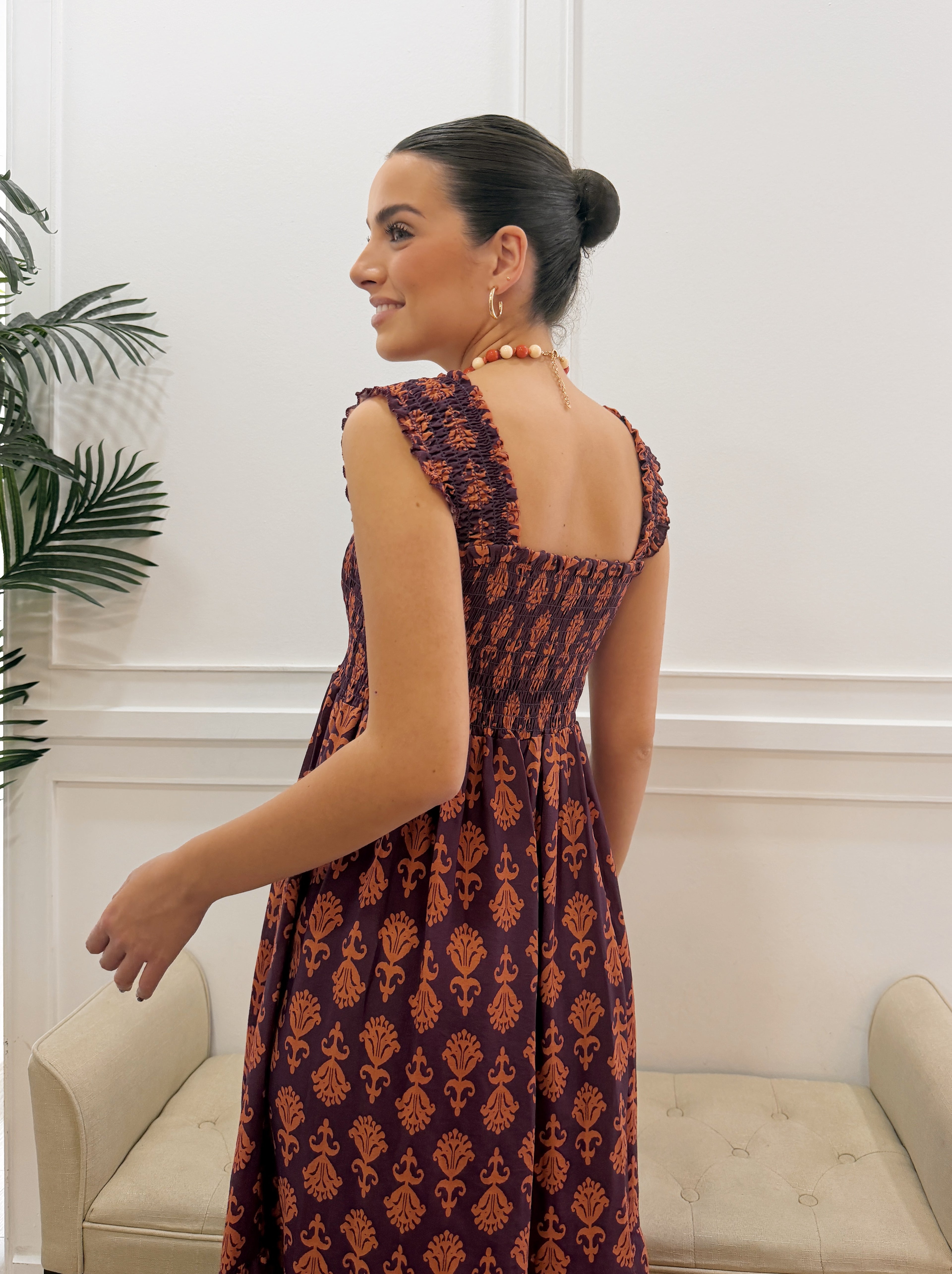 Vestido Lola Burdeos