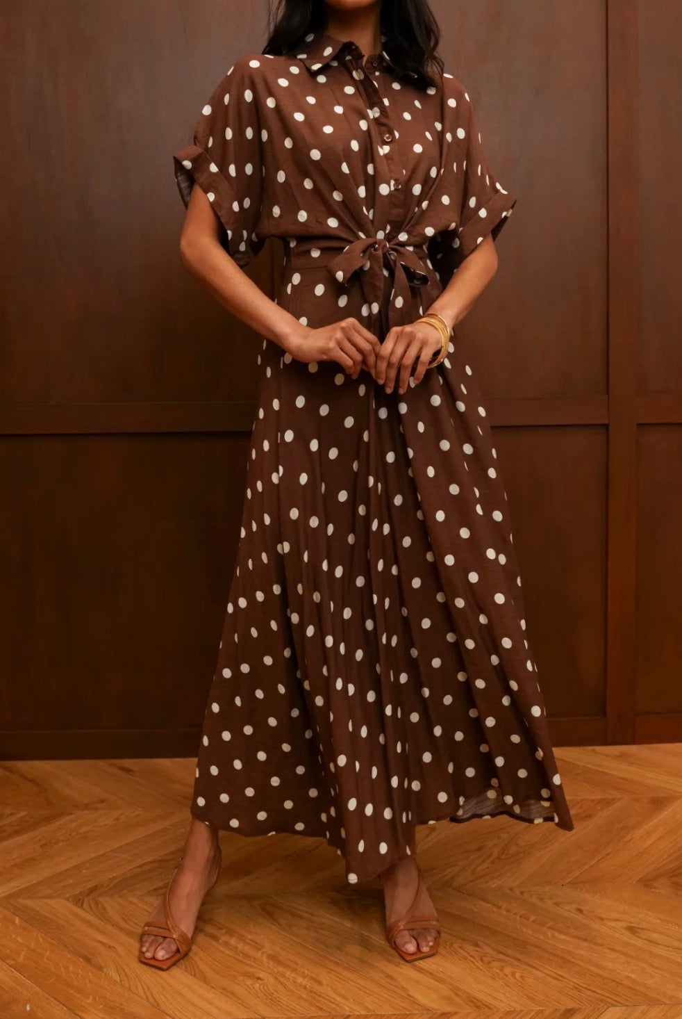 Vestido Camisero Lunares